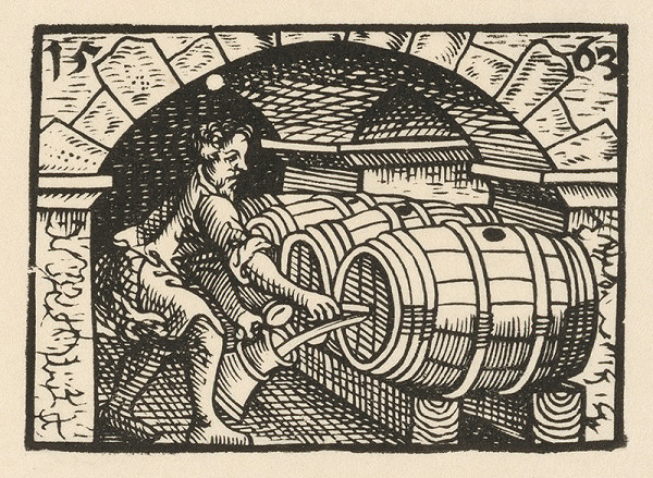 Nemecký grafik z 2. polovice 16. storočia – Pivnica