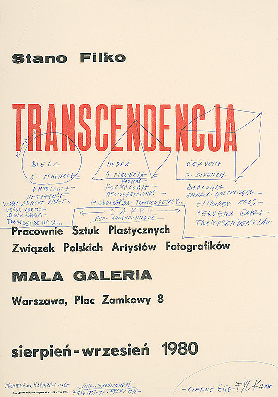 Stanislav Filko – SPOMIENKA na HAPPSOC – I. 1965 + ČIERNE EGO – FYLKO 1980 (časť názvu