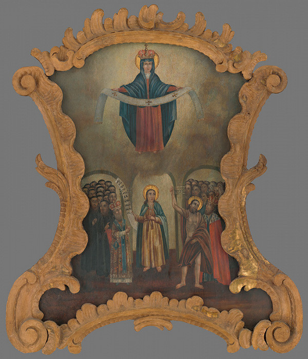 Slovenský maliar zo začiatku 19. storočia – Pokrov Panny Márie