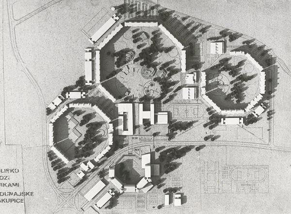 Štefan Ďurkovič, Štefan Svetko, Rajmund Müller – Sídlisko Medzi jarkami v Poddunajských Biskupiciach. Model.
