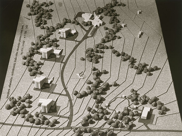 Josef Struhař, Rajmund Müller – Urbanisticko-architektonická štúdia rekreačného areálu v Starej Lesnej. Model.