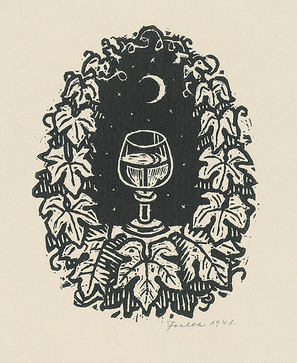 Ľudovít Fulla – Pohár s vínom