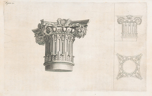 Andrea Pozzo, Giacomo Böemo Komarek – Fig.31. - Hlavica zvaná capriciosa