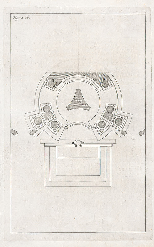 Andrea Pozzo, Giacomo Böemo Komarek – Fig.78. - Projekt a výška predošlého vyobrazenia