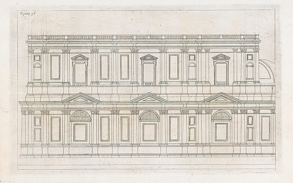 Andrea Pozzo, Giacomo Böemo Komarek – Fig.96. - Vonkajšia strana toho istého kostola