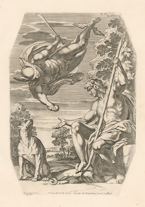 Carlo Cesio, Annibale Carracci – Pan a Diana,Tab.IV.