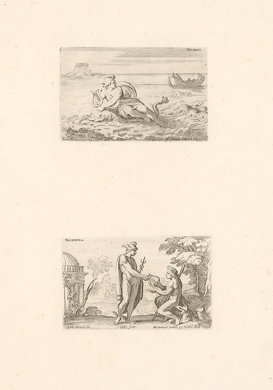 Carlo Cesio, Annibale Carracci – Afrodita,Merkur,Tab.XXVI.1.,Tab.XXVI.2.