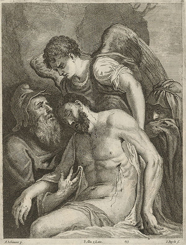 Jan Popels, Andrea Schiavone, David Teniers ml. – Oplakávanie