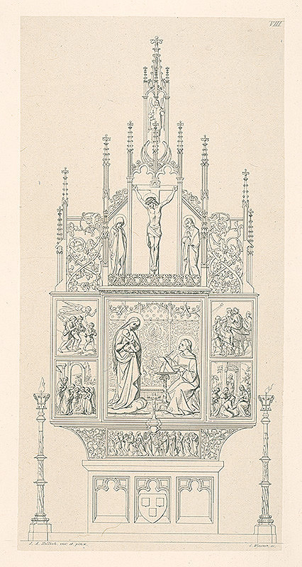 Konrád Wiesner, Johan Anton Hellich – Oltár od J.A.Hellicha