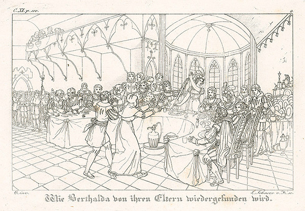 Ludwig Ferdinand Schnorr von Carolsfeld – Znovunájdenie Berthaldy jej rodičmi