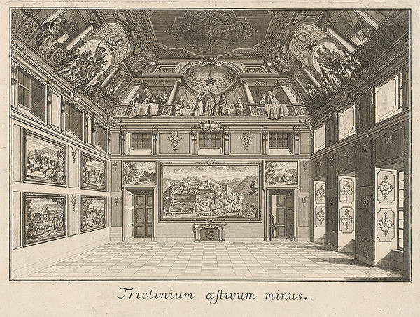 Salomon Kleiner – Triclinium aestivum minus