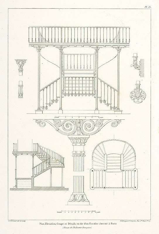 A. Normand – Schodisko - návrh