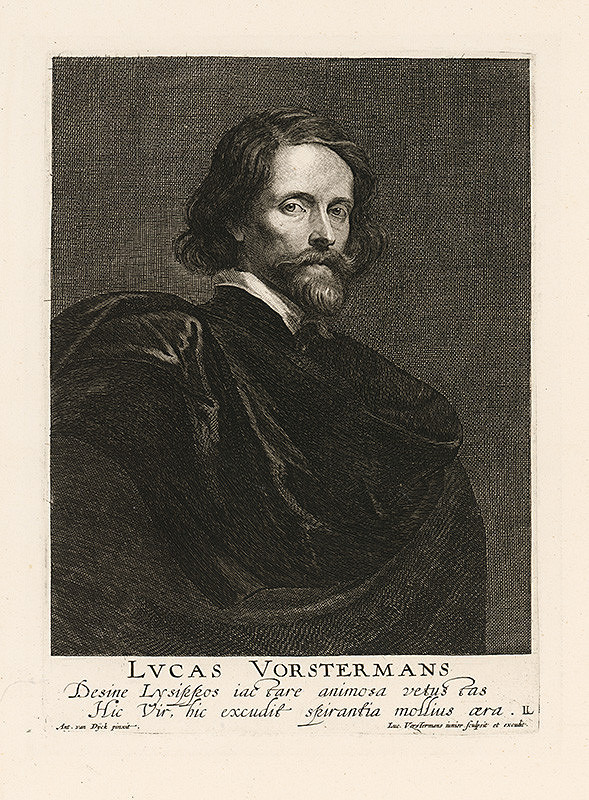 Anthony van Dyck, Lucas Vorsterman – Portrét Lucasa Vorstermana, antverpského grafika