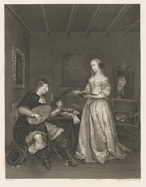 Pierre Antoine Marchais, Gerard ter Borch, Antoine Alexandre Morel, Jacques Lavallée – Hodina hudby