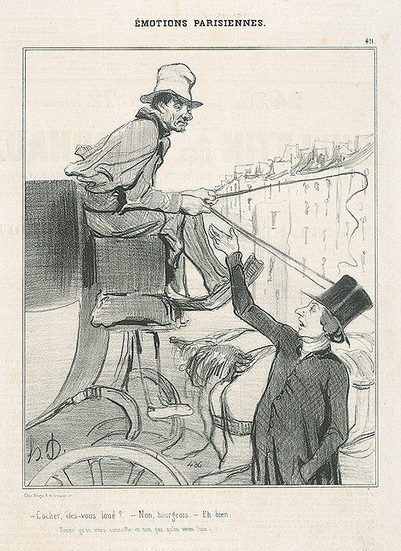 Honoré Daumier – Fiaker