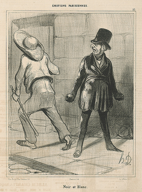 Honoré Daumier – Čierne a biele