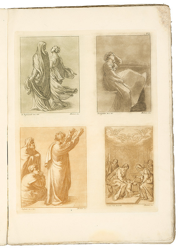 Stefano Mulinari, Bartolomeo Ramenghi, Parmigianino, Raffael, Gaspare Celio – Tabula XIX.