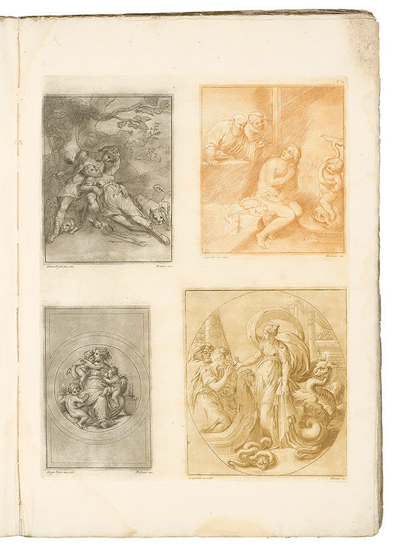 Stefano Mulinari, Giorgio Vasari, Jusepe de Ribera, Parmigianino, Andrea Boscoli – Tabula IX.