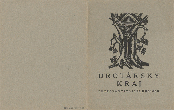 Josef Kubíček – Drotársky kraj - album 8 grafických listov (obal)