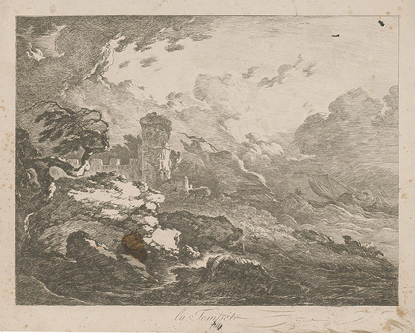 Francúzsky autor z 18. storočia – Búrka