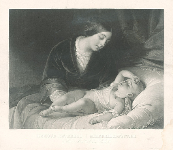 Hippolyte-Louis Garnier, Claude Marie Dubufe – Materinská láska