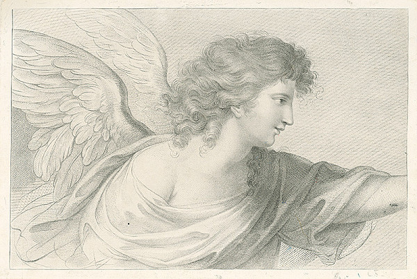 Stredoeurópsky grafik z 19. storočia – Anjel