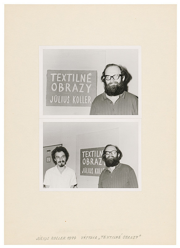 Július Koller – Archív JK/Výstava "Textilné obrazy" (2)