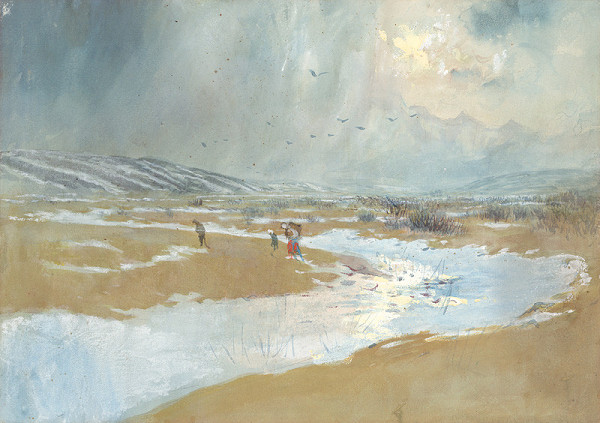 Ladislav Mednyánszky – Spiš Landscape in Winter