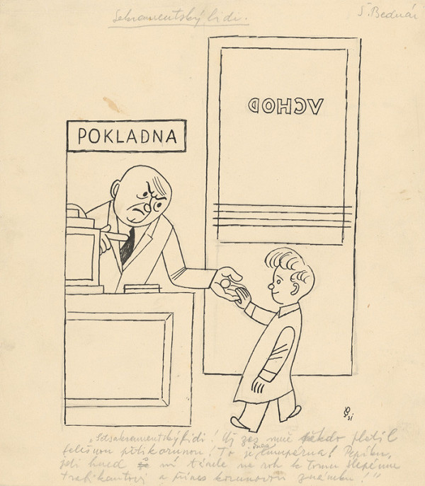 Štefan Bednár – Pokladník - 1931