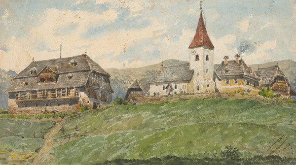 Friedrich Carl von Scheidlin – View of St. Johann