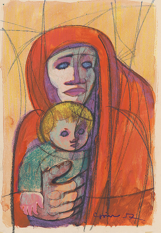 Štefan Cpin – Mother with a Child