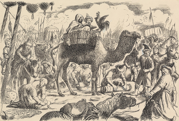 Edmund Massányi – Batu Khan 17. (In a Camp)