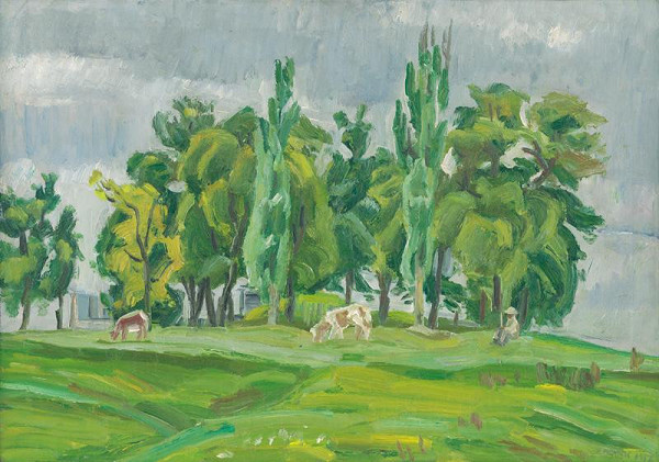 Ernest Zmeták – Spring Trees