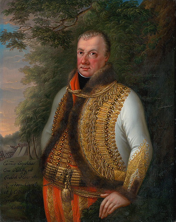 Stredoeurópsky maliar z 19. storočia – Podobizeň Leopolda Pálfyho v krajine