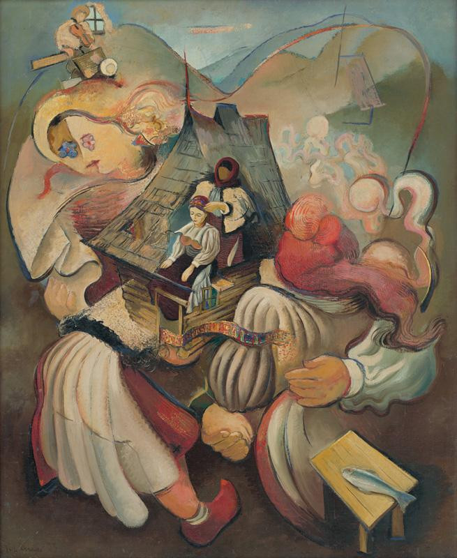 Imrich Weiner-Kráľ – Čepčenie na Rachovsku, 1935, Slovenská národná galéria