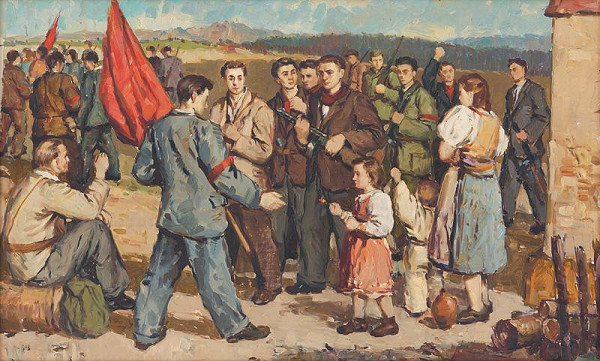 Július Balogh – Enlistment for the Slovak National Uprising