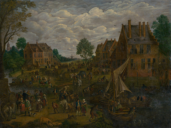 Jan Brueghel st. – Holandský jarmok