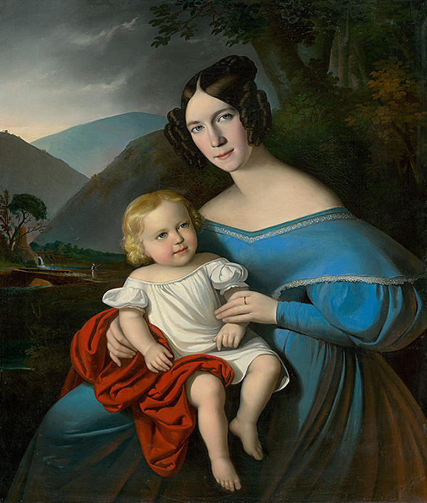 Stredoeurópsky maliar z 1. polovice 19. storočia, Jakab Marastoni – Matka s dieťaťom