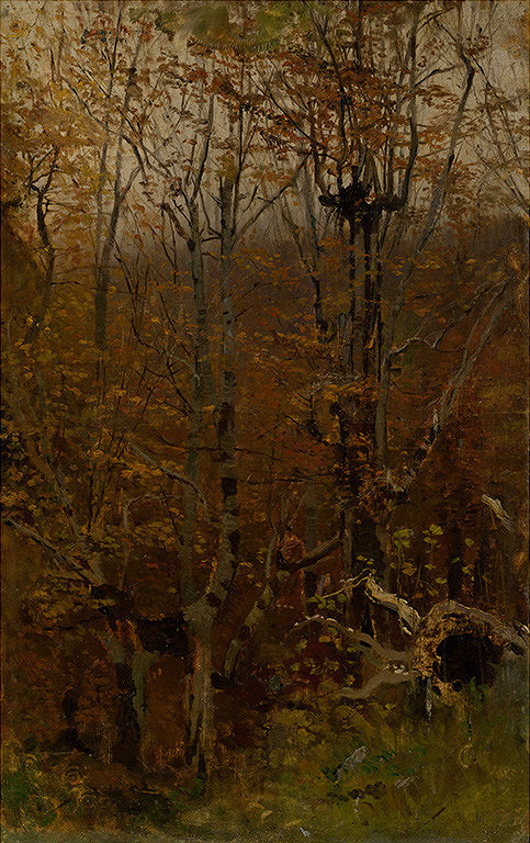 Ladislav Mednyánszky – Jesenný listnatý les