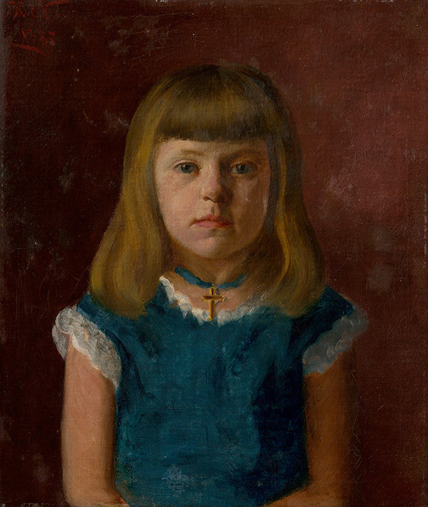 Ferdinand Katona – Podobizeň dievčatka Gizela Dollerová ako 5-ročná