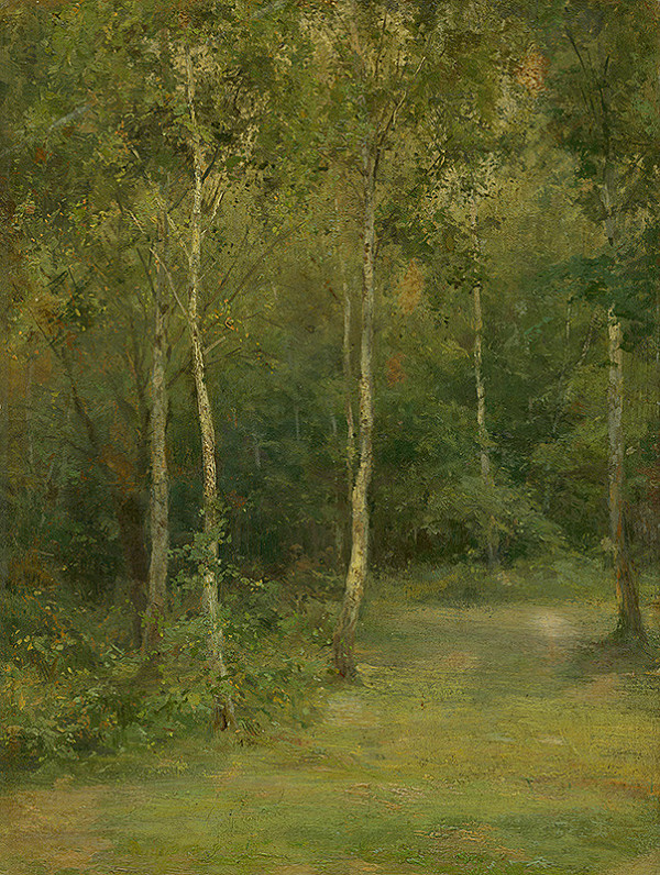 Ľudovít Čordák – Wooded Landscape with Little Birches