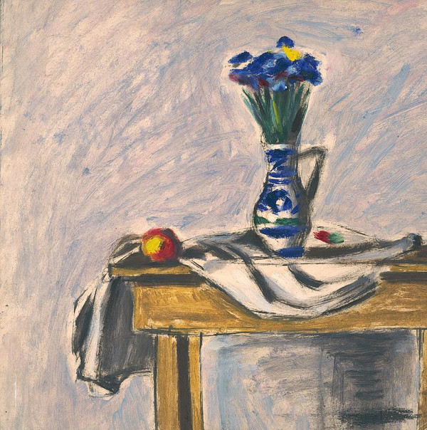 Peter Matejka – Still Life with a Vase and an Apple