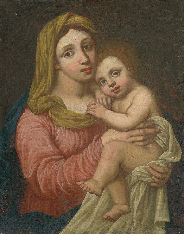 Stredoeurópsky maliar z 18. storočia – Madona s dieťaťom