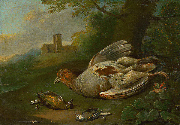 Stredoeurópsky maliar z 18. storočia – Zátišie s divočinou
