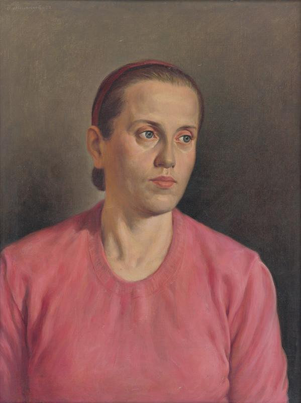 Dezider Milly – Portrét manželky