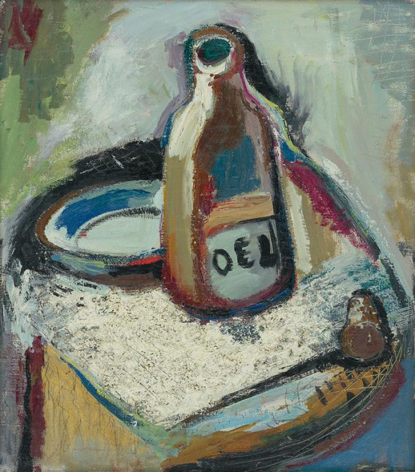 Imrich Weiner-Kráľ – Still Life with a Bottle