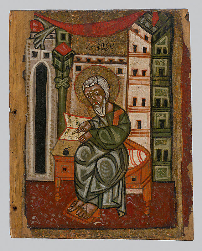 Neznámy ikonopisec – Evanjelista Matúš, 1500 – 1550