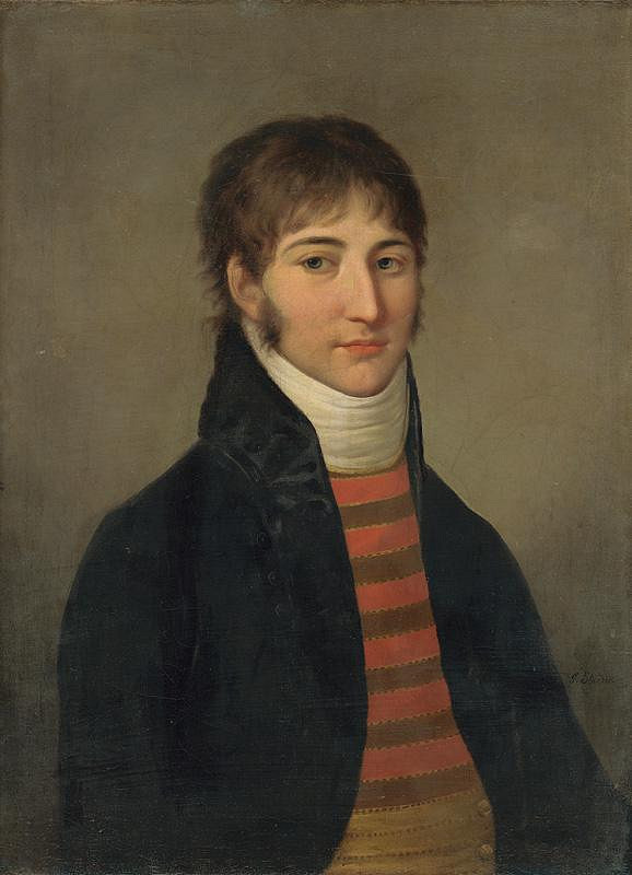 Ján Jakub Stunder – Podobizeň mladého muža v bielom šálovom límci