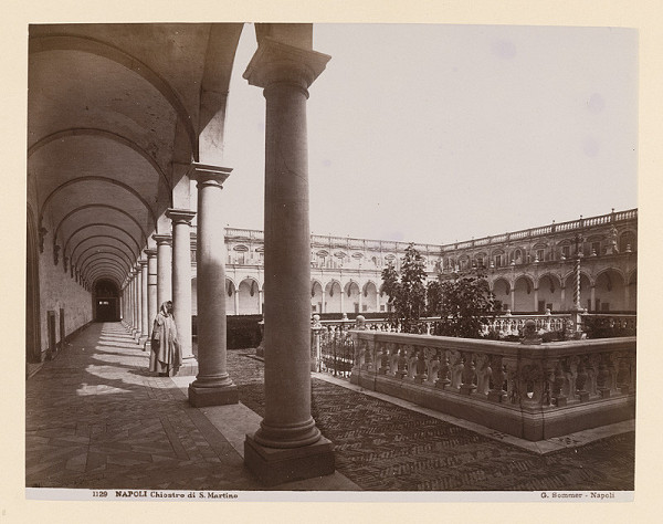 Giorgio Sommer – Neapol. Kláštor di San Martino (Certosa di San Martino). Rajská záhrada