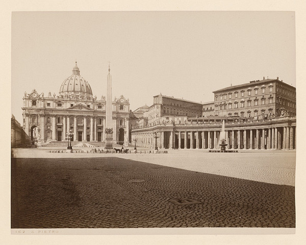 Neznámy autor – Rím. Chrám sv. Petra (Basilica di San Pietro in Vaticano)